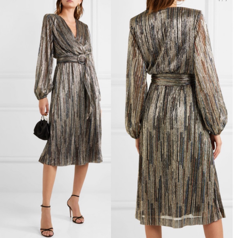 REBECCA VALLENCE Bellagio Midi Dress NWT sz.8